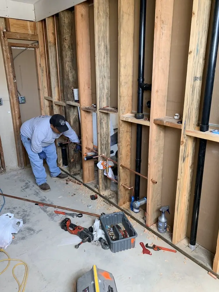 Commercial rough-in plumbing for Water Heater Replacement in The Woods of Marlton